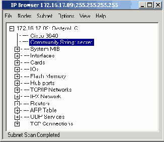 Программа IP Network Browser компании